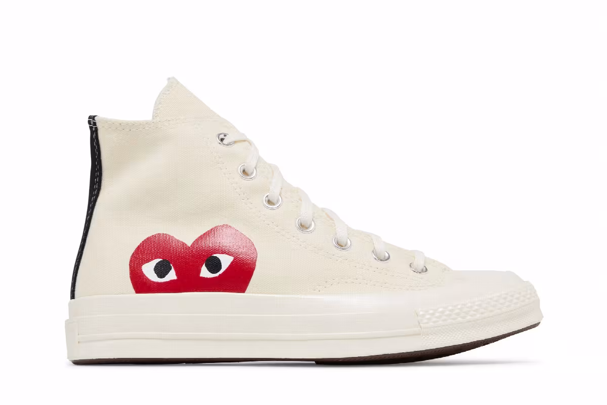 Comme Des Garçons x Converse Chuck 70 Hi Play, view 2