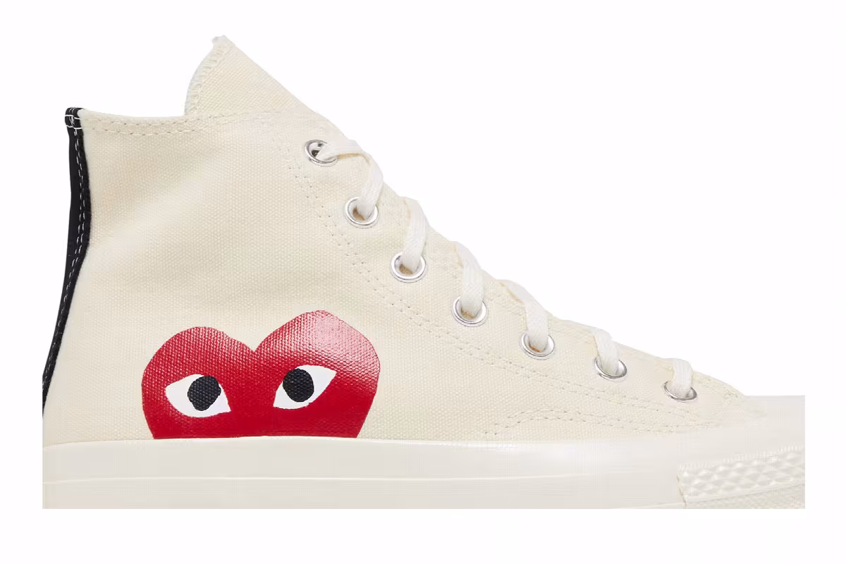 Comme Des Garçons x Converse Chuck 70 Hi Play, view 3