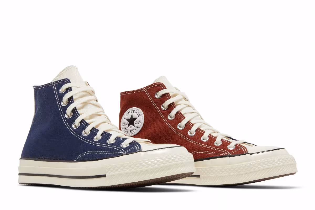 Converse Chuck 70 High Hybrid Texture - Cedar Bark Midnight Navy, view 9