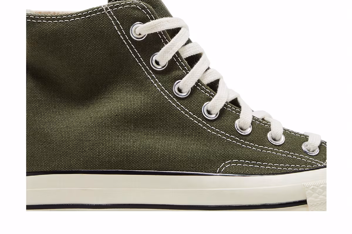 Converse Chuck 70 Vintage Canvas Hi Top Olive, view 3