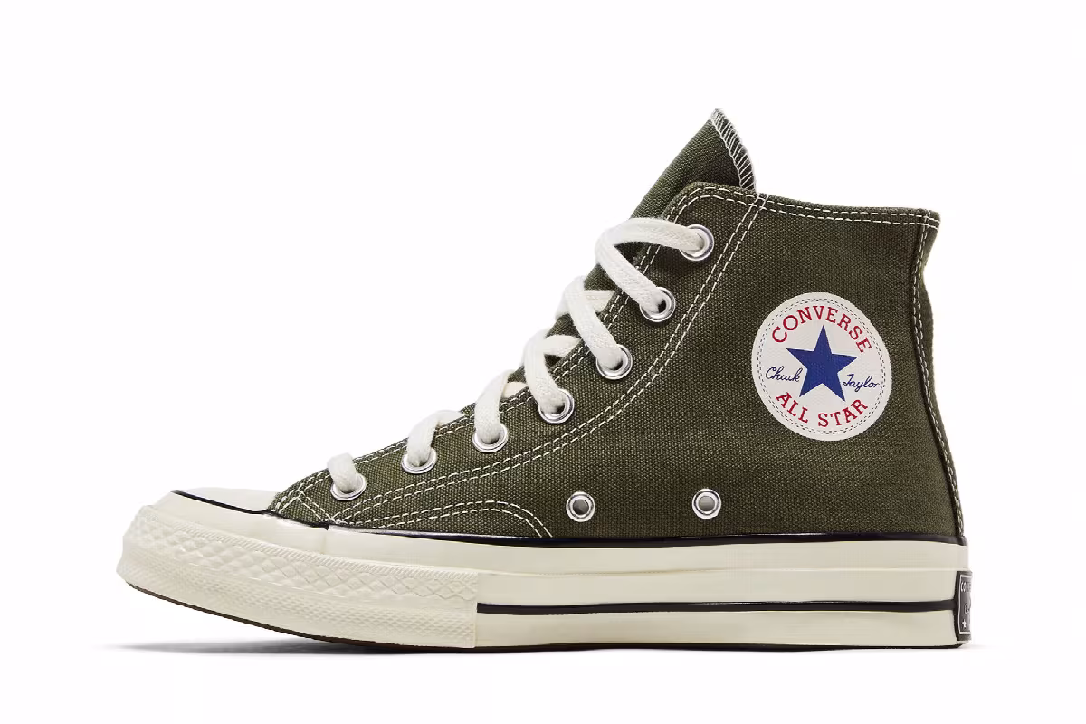 Converse Chuck 70 Vintage Canvas Hi Top Olive, view 4