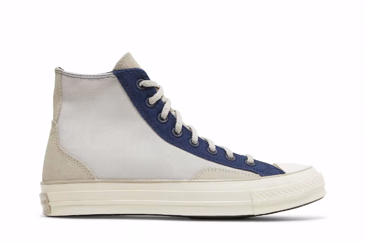 Converse Chuck 70 Court High Pale Putty Midnight Navy, view 2
