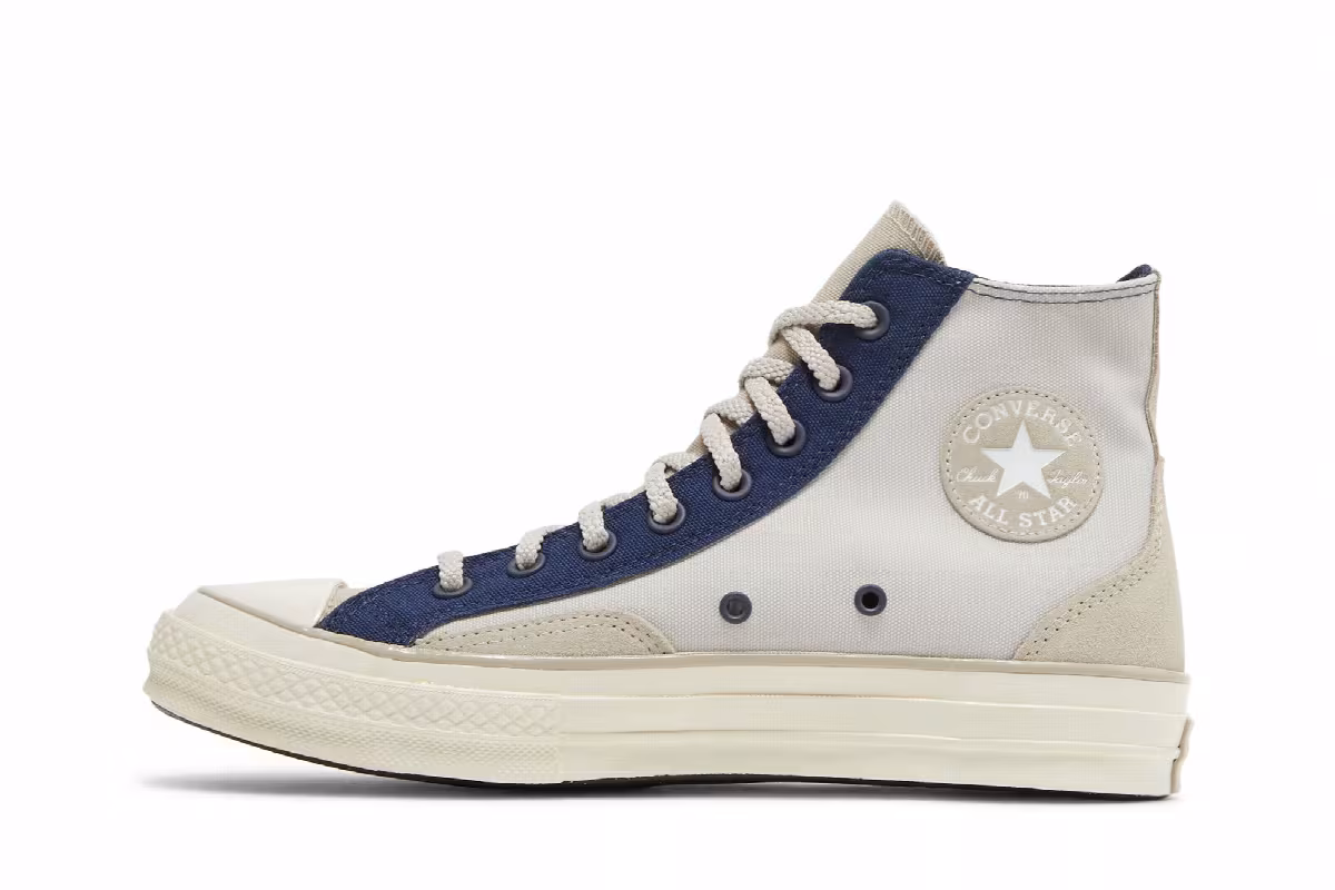 Converse Chuck 70 Court High Pale Putty Midnight Navy, view 4