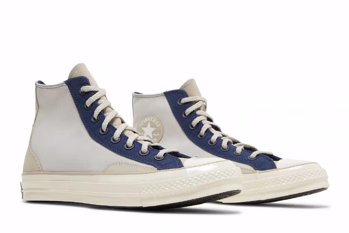 Converse Chuck 70 Court High Pale Putty Midnight Navy, view 9