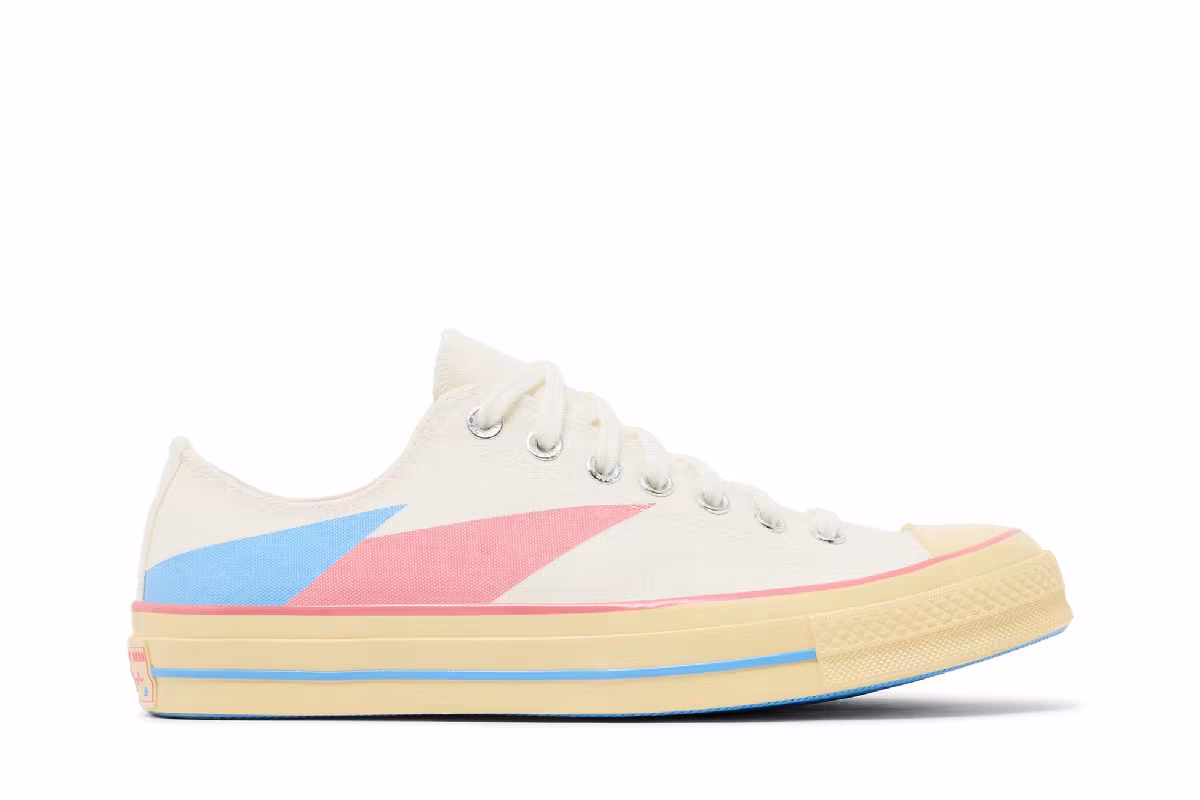Converse Chuck 70 Low Beige Pink Blue, view 2