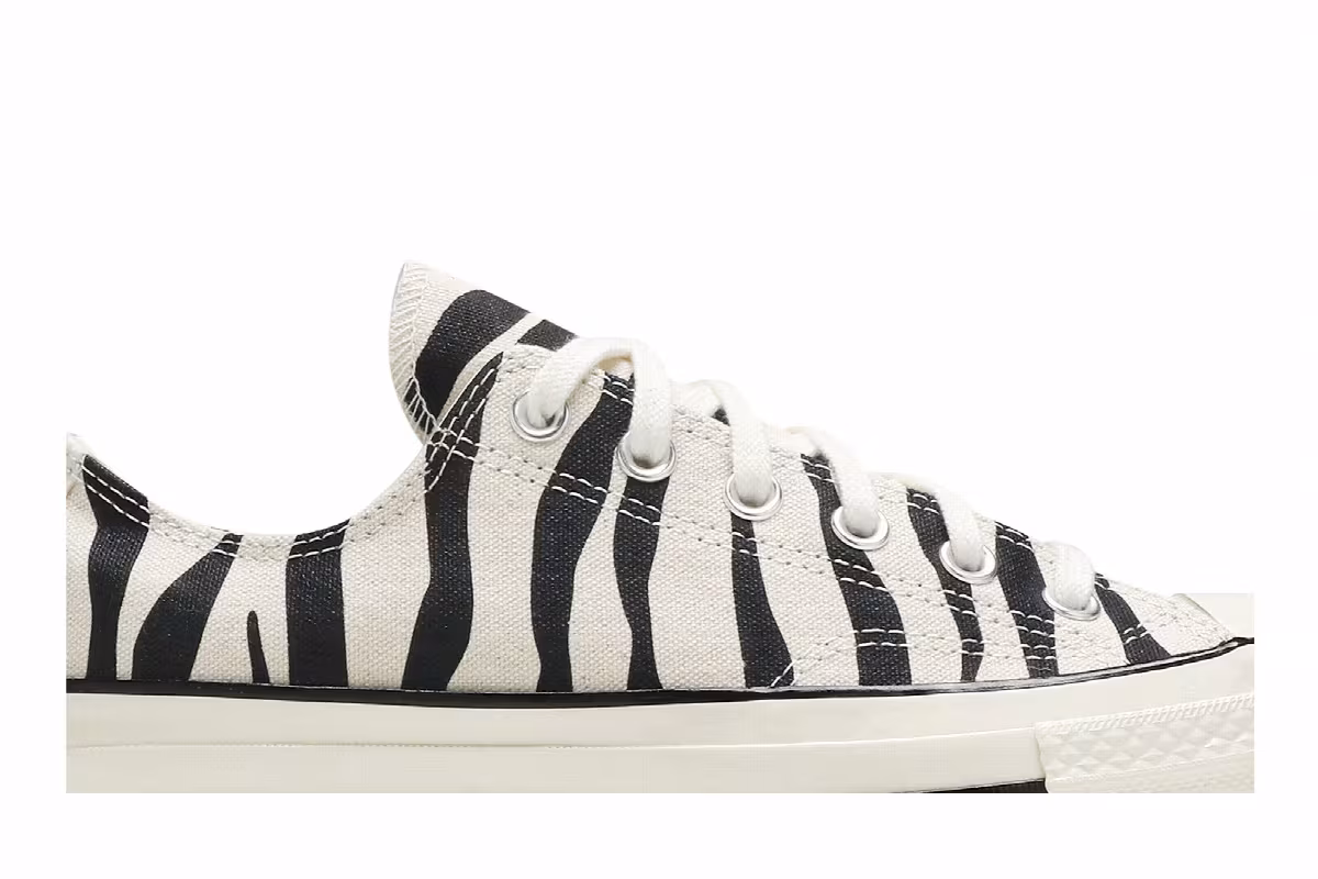 Converse Chuck 70 Low Archival Zebra Print, view 3