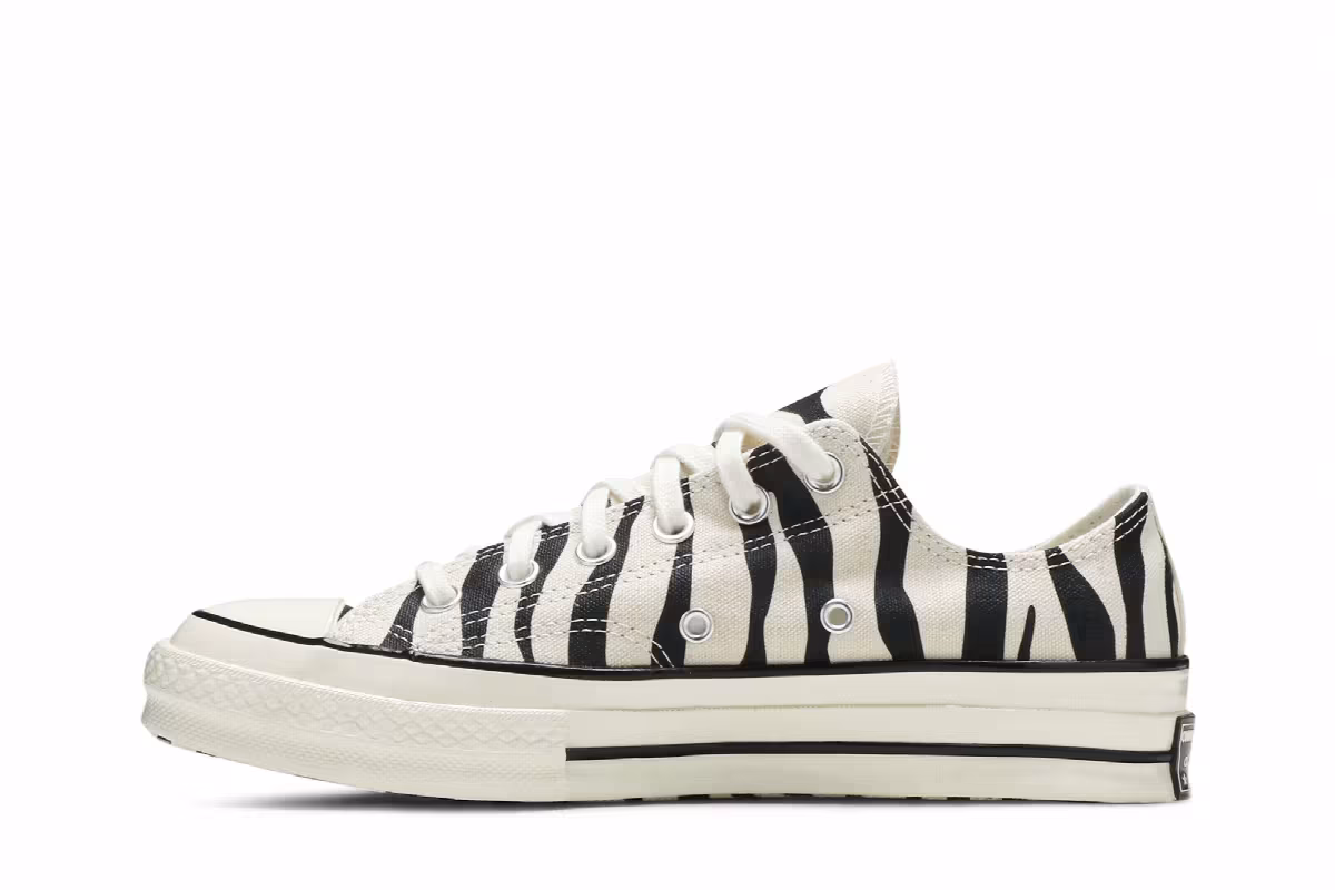 Converse Chuck 70 Low Archival Zebra Print, view 4