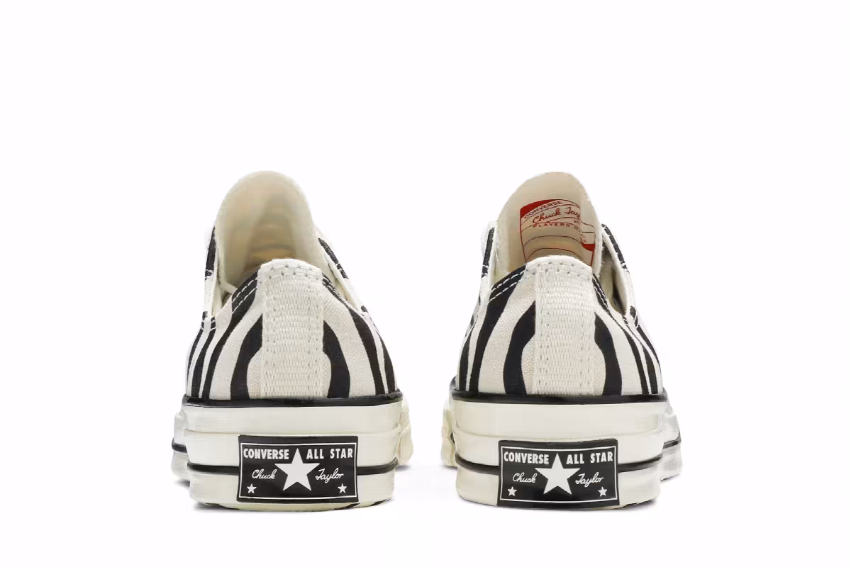 Converse Chuck 70 Low Archival Zebra Print, view 7