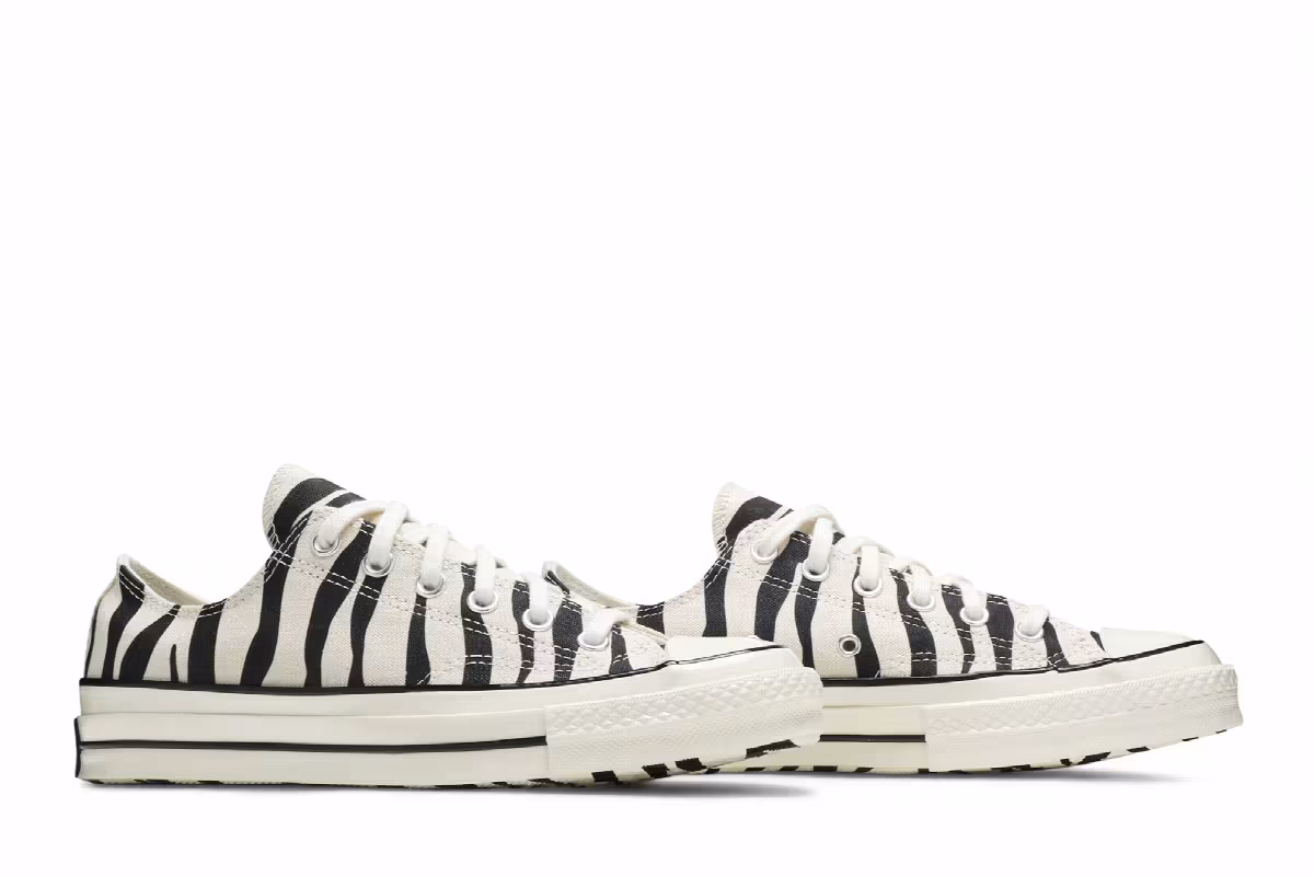 Converse Chuck 70 Low Archival Zebra Print, view 9