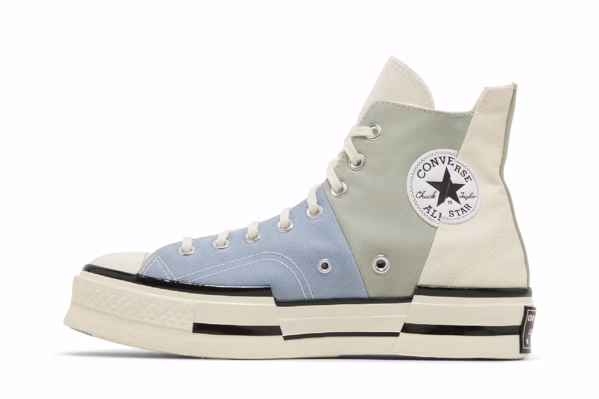 Converse Chuck 70 Plus High Material Mashup - Summit Sage Egret, view 4