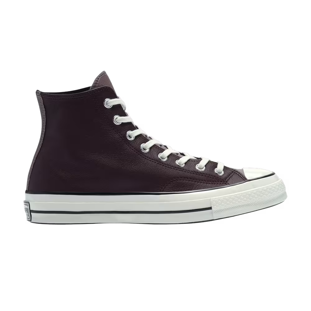 Converse Chuck 70 Leather High Colorblock - Black Currant