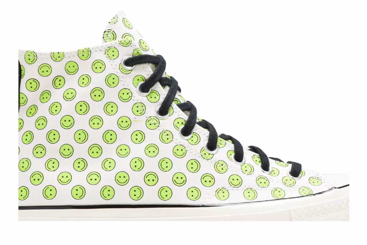 Converse Chuck 70 Happy Camper High Allover Smiley Faces, view 3