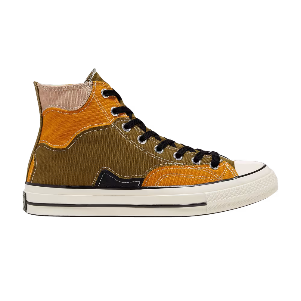 Converse Chuck 70 High Hacked Archive - Dark Moss Black