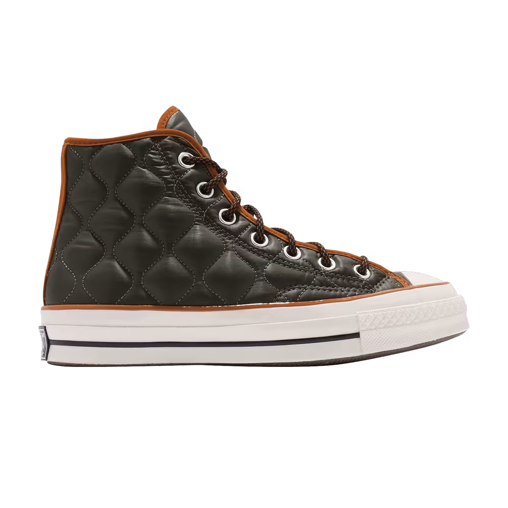 Converse Chuck 70 High Workwear Quilting - Green Brown
