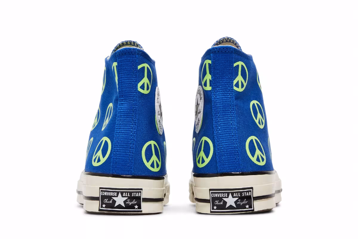 Converse Chuck 70 High Unleash Peace - Royal Ghost Green, view 7