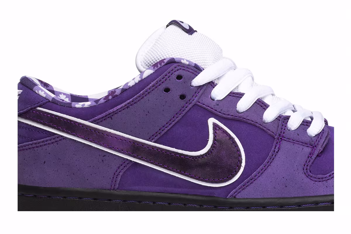 Concepts x Nike Dunk Low SB Purple Lobster, view 3