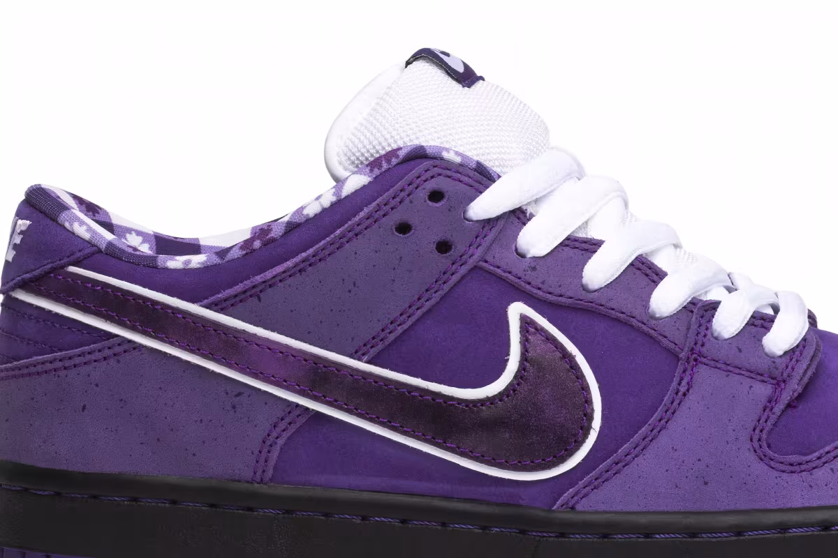 Concepts x Nike Dunk Low SB Purple Lobster, view 3