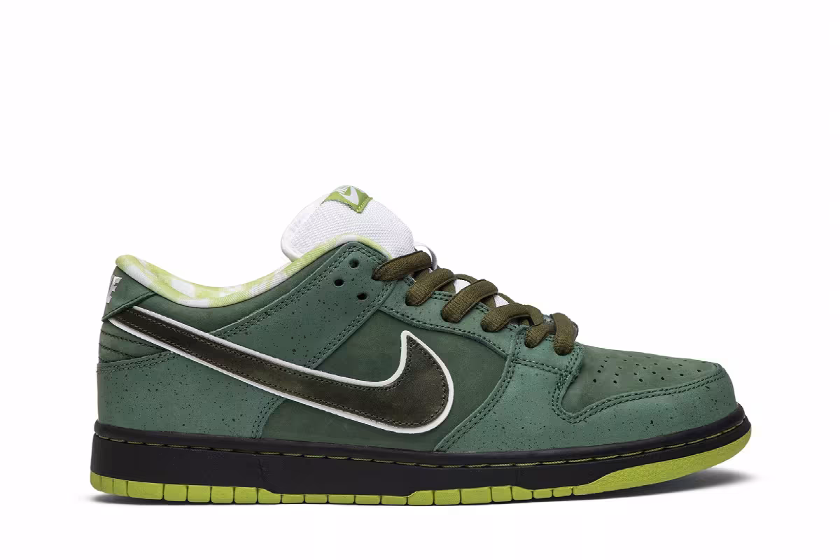 Concepts x Nike Dunk Low SB Green Lobster, view 2