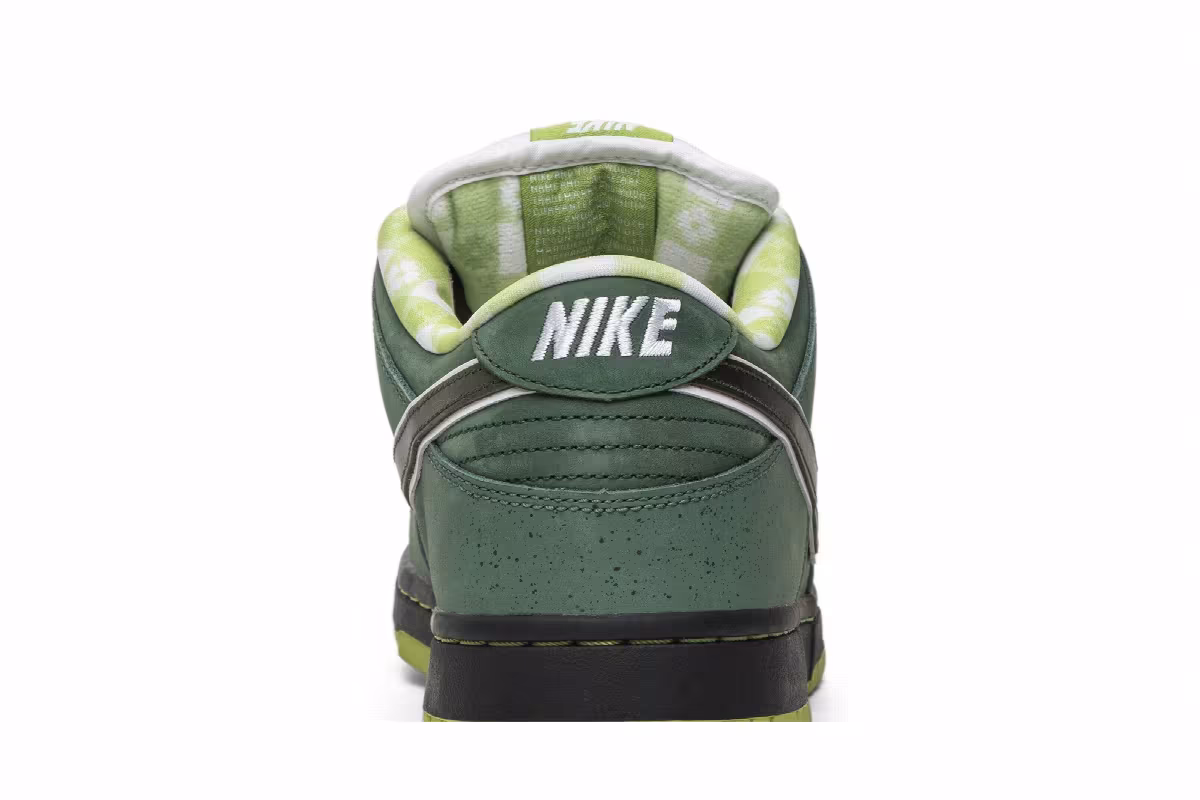 Concepts x Nike Dunk Low SB Green Lobster, view 8