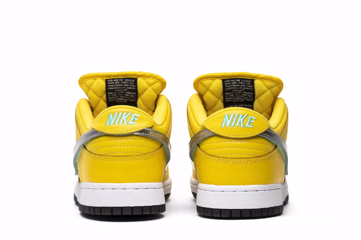 Nike Diamond Supply Co. x Dunk Low Pro SB Canary Diamond, view 7