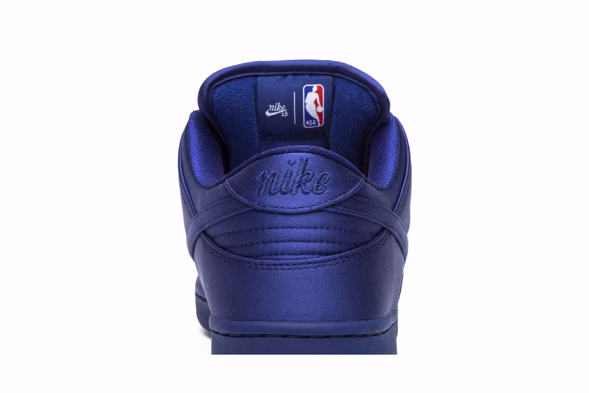 NBA x Nike Dunk Low SB Deep Royal Blue, view 8
