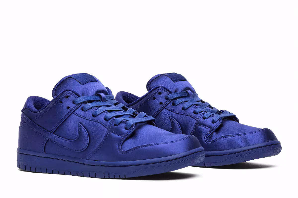 NBA x Nike Dunk Low SB Deep Royal Blue, view 9