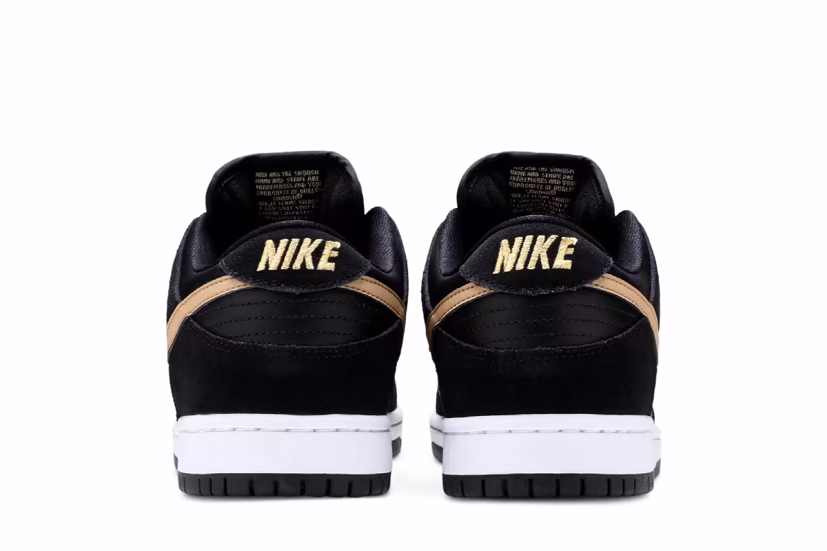 Nike Dunk Low SB Pro Metallic Gold, view 7