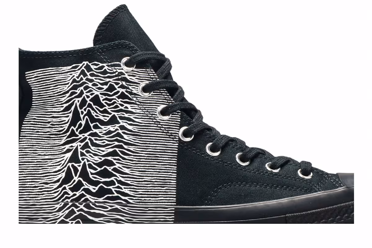 Joy Division x Pleasures x Converse Chuck 70 High Black White, view 3