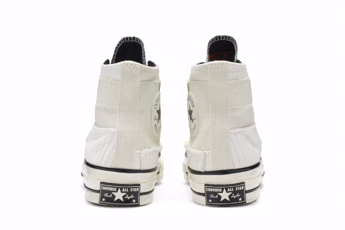 Converse Chuck 70 Hi Mono Patchwork - Antique Whi, view 7