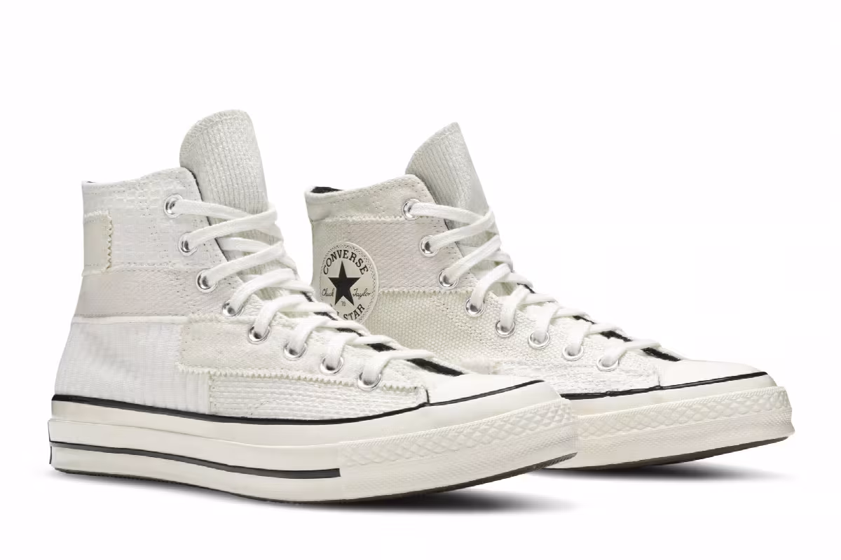 Converse Chuck 70 Hi Mono Patchwork - Antique Whi, view 9