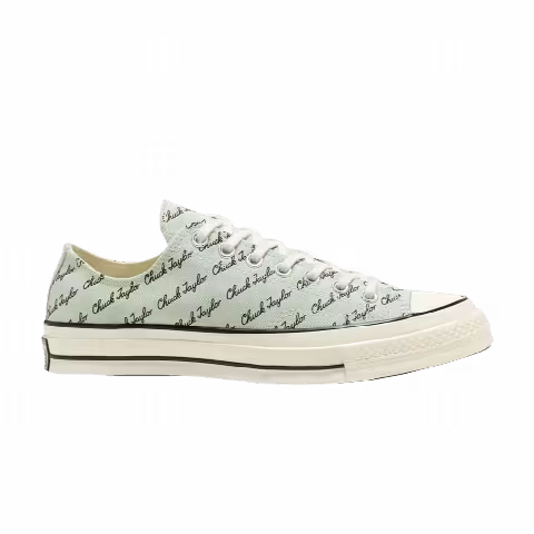 Converse Chuck 70 Low 'Scripted Signature Print - Green Oxide'