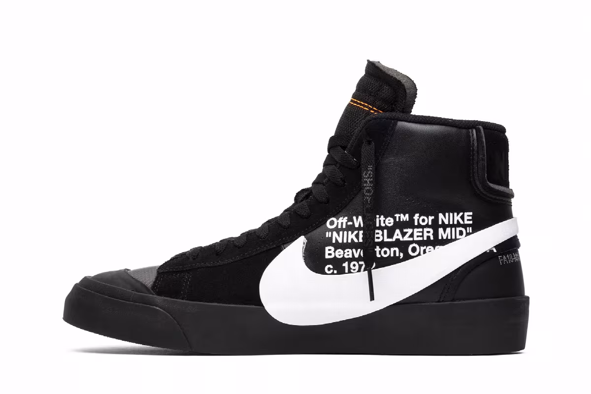 Off-White x Nike Blazer Mid 'Grim Reapers', view 4