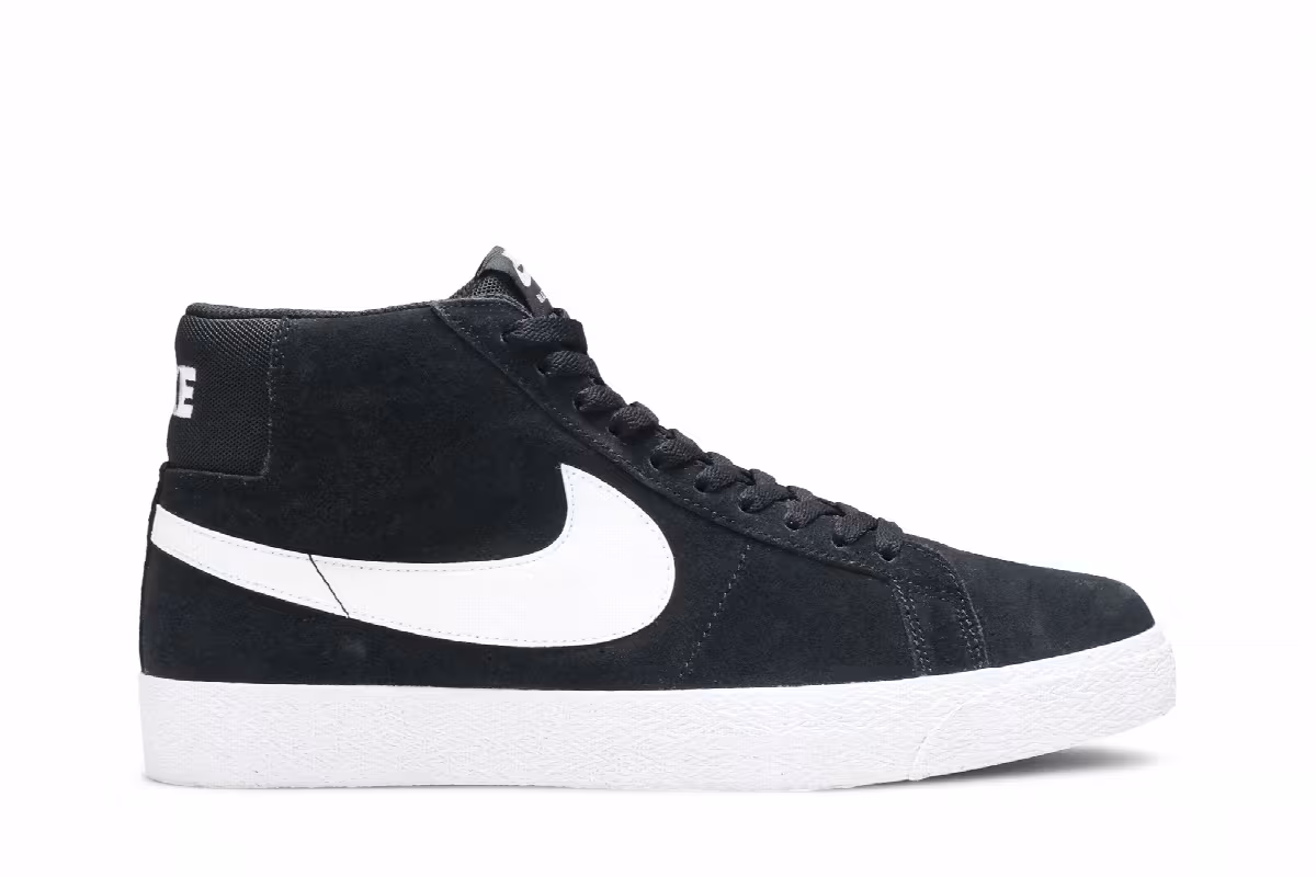 Nike Zoom Blazer Mid SB Black, view 2