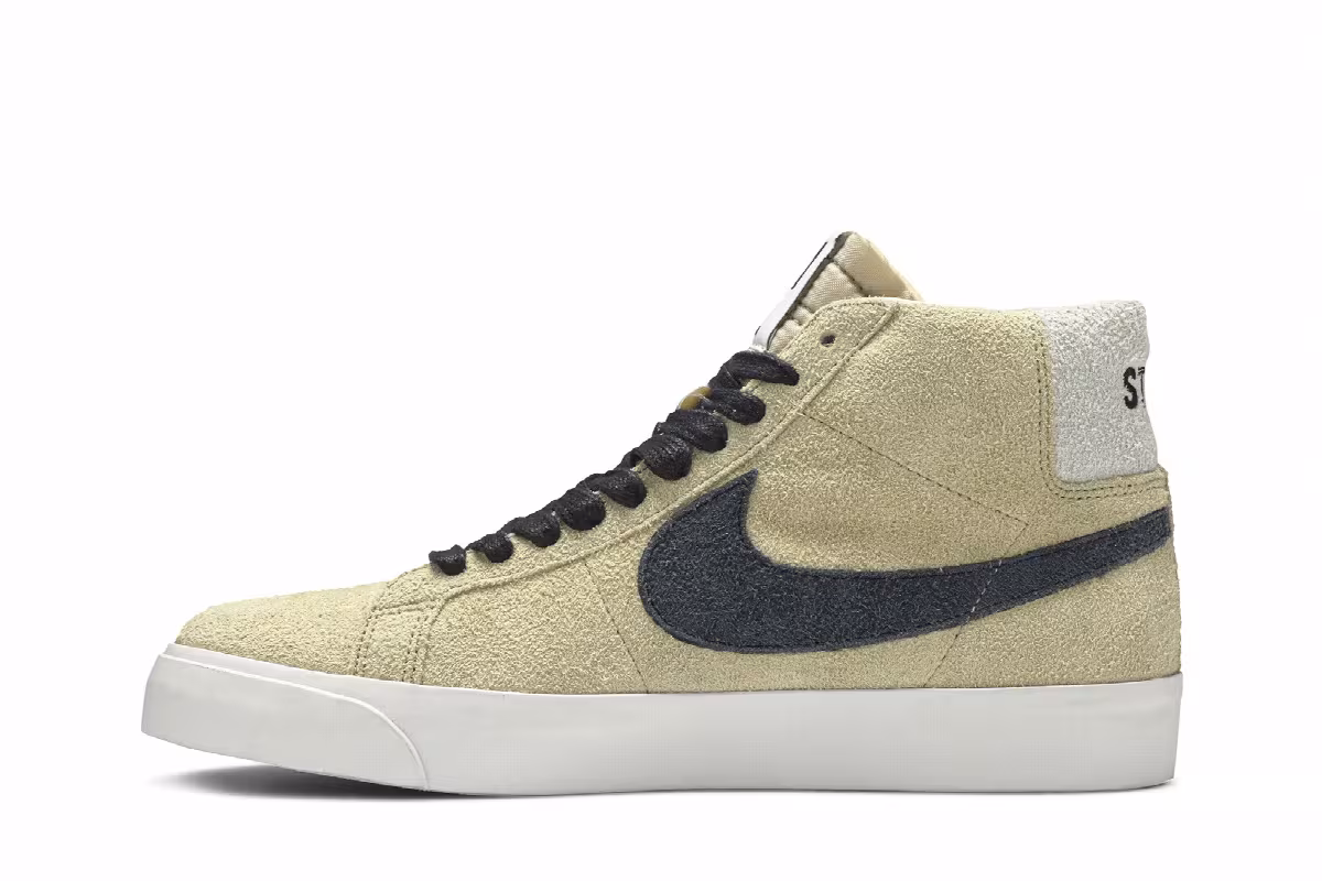 Stussy x Nike Blazer Mid SB Midwest Gold, view 4