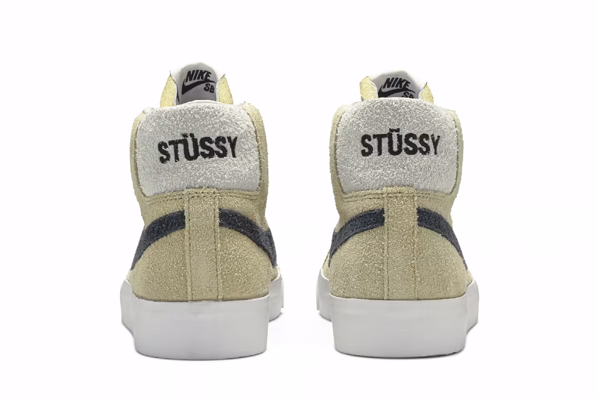 Stussy x Nike Blazer Mid SB Midwest Gold, view 7