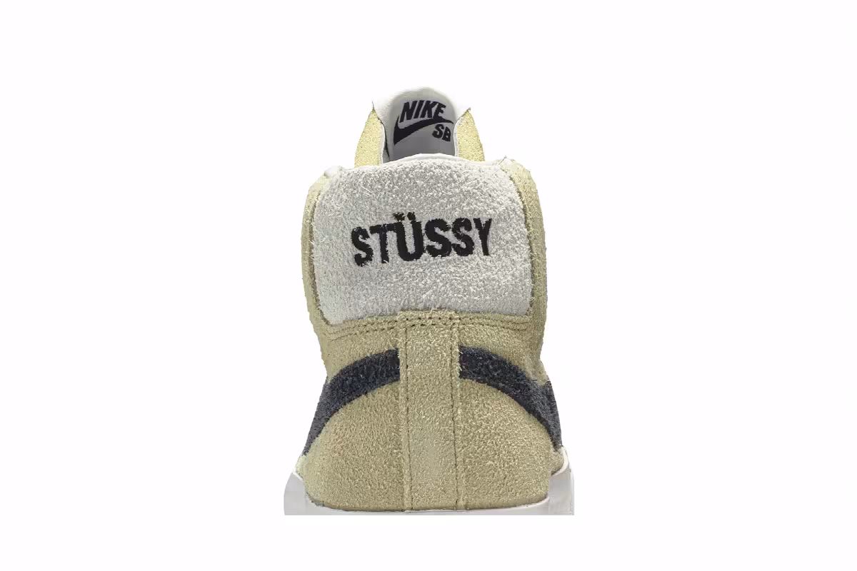 Stussy x Nike Blazer Mid SB Midwest Gold, view 8