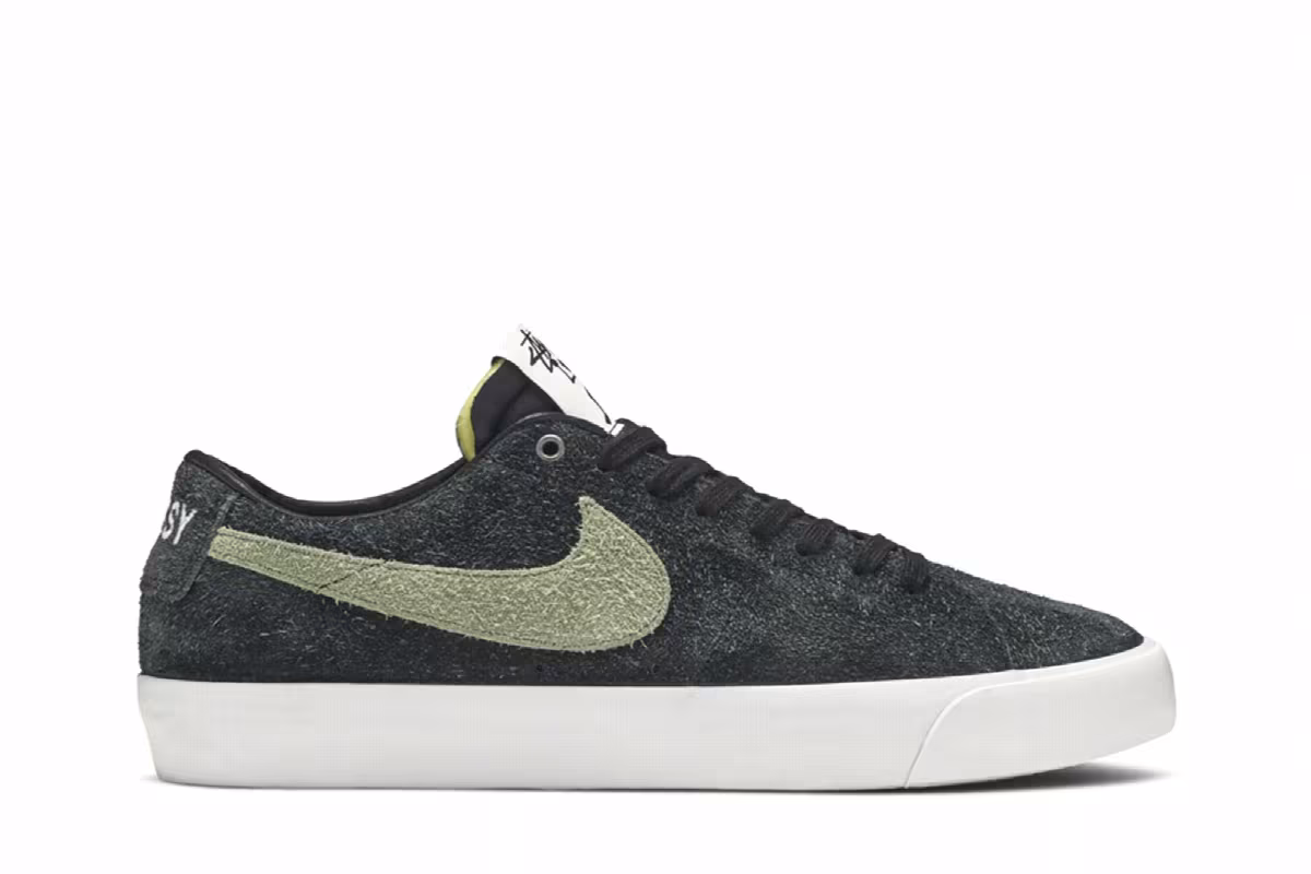 Stussy x Nike Blazer Low SB Palm Green, view 2