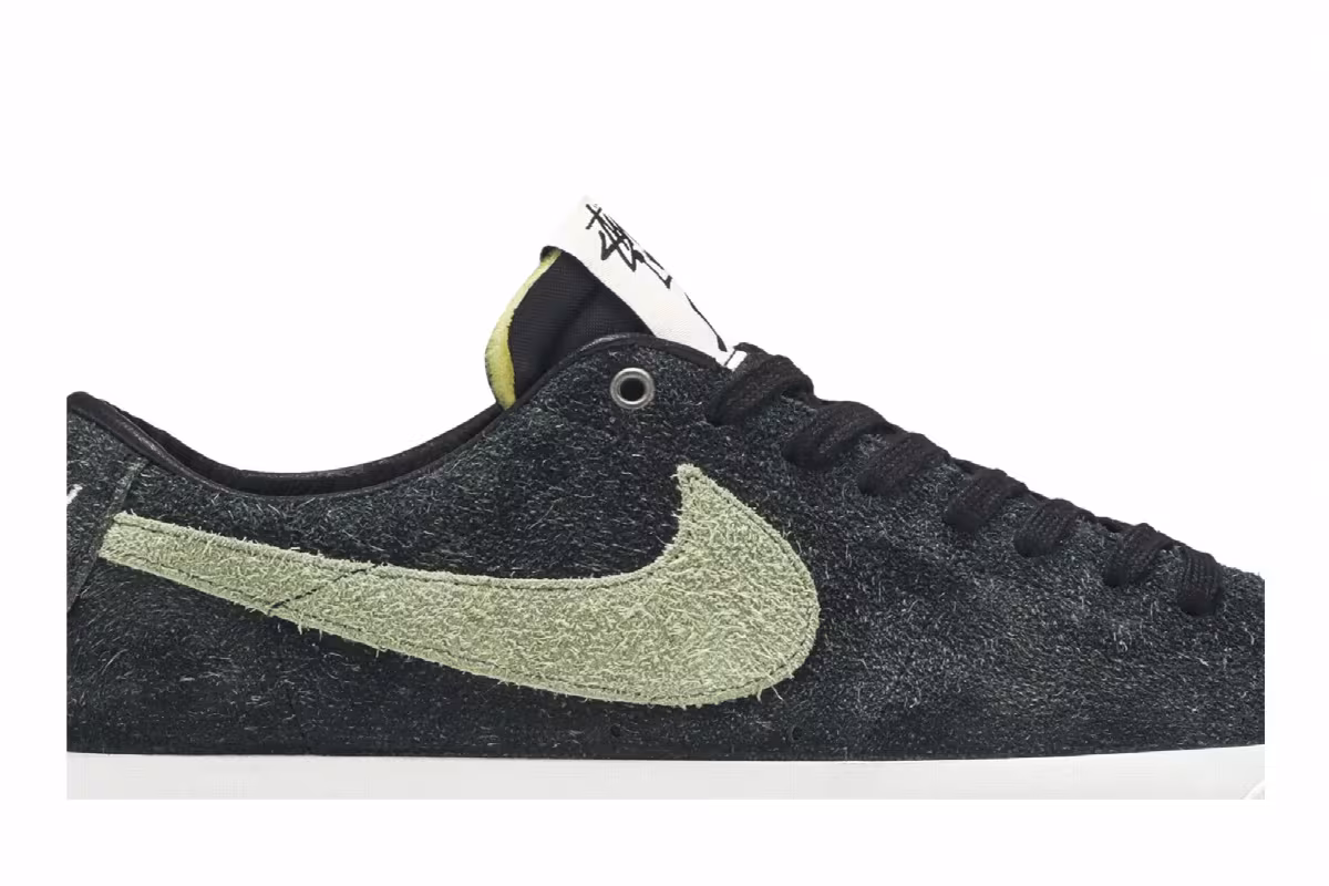 Stussy x Nike Blazer Low SB Palm Green, view 3