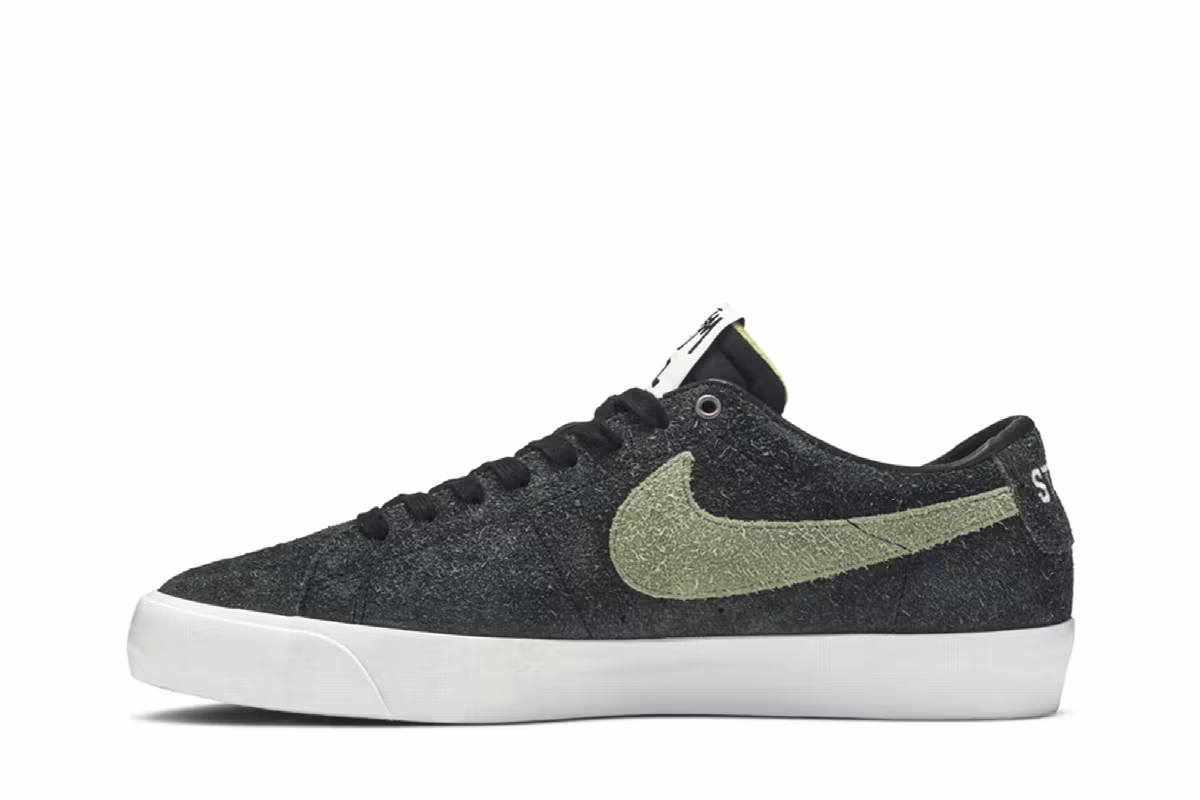 Stussy x Nike Blazer Low SB Palm Green, view 4