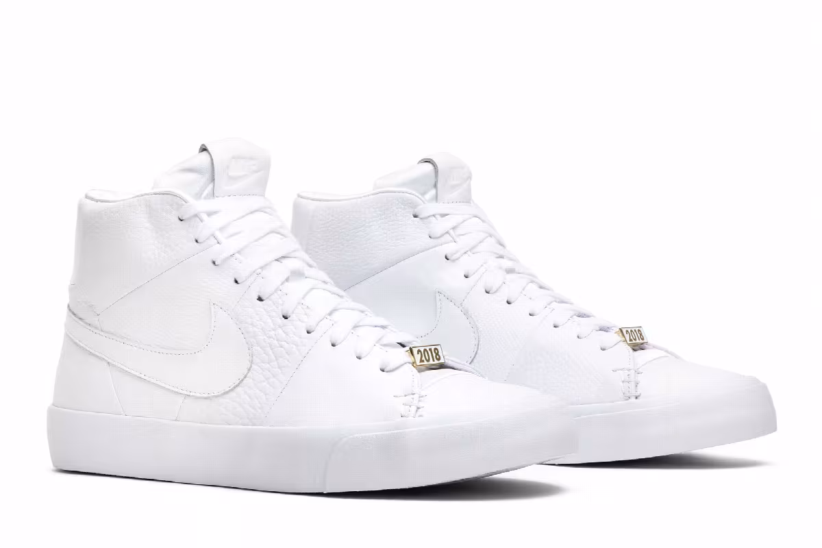 Nike Blazer Royal QS Triple White, view 9