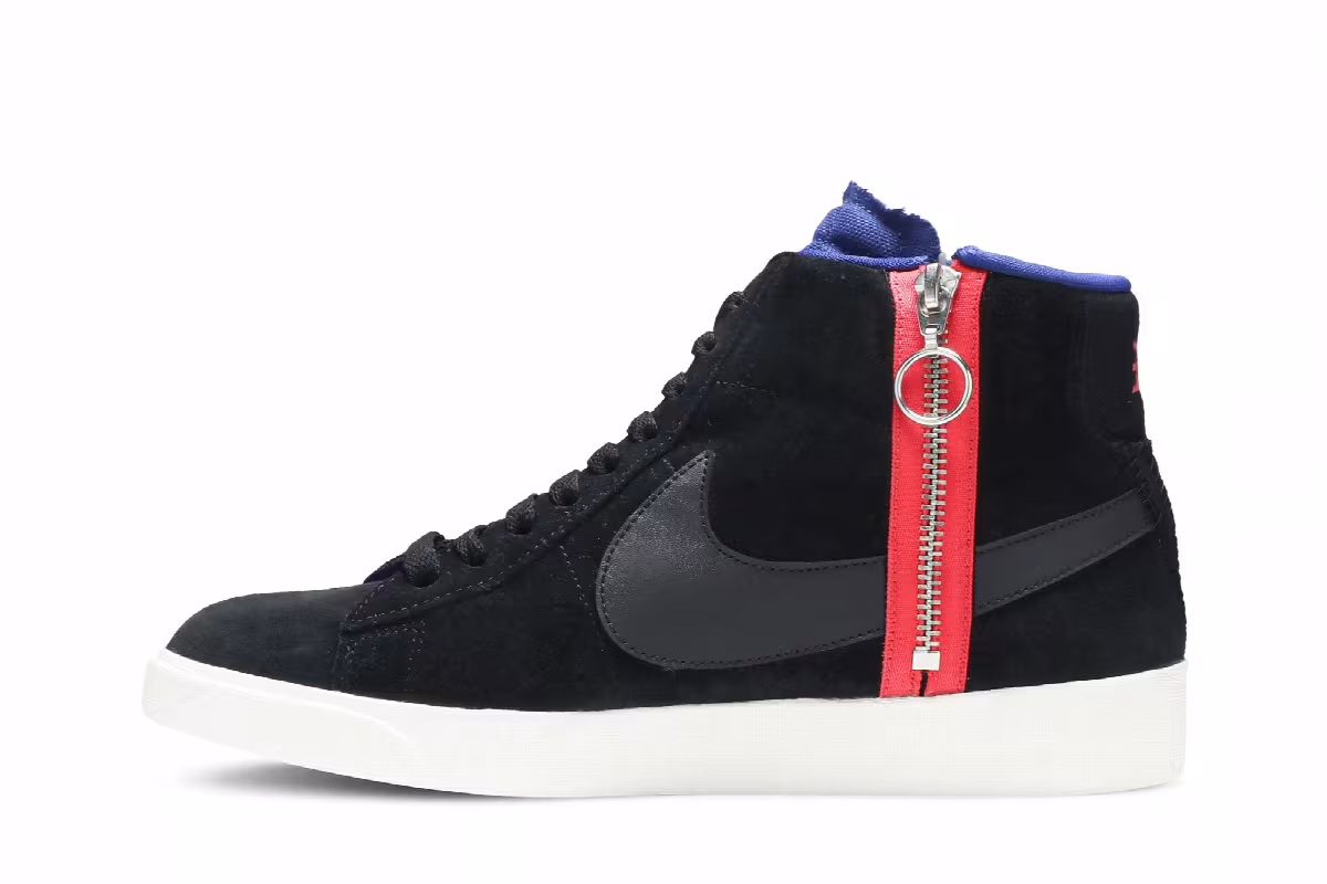 Nike Women's Blazer Mid Rebel XX Black Royal Blue, view 4