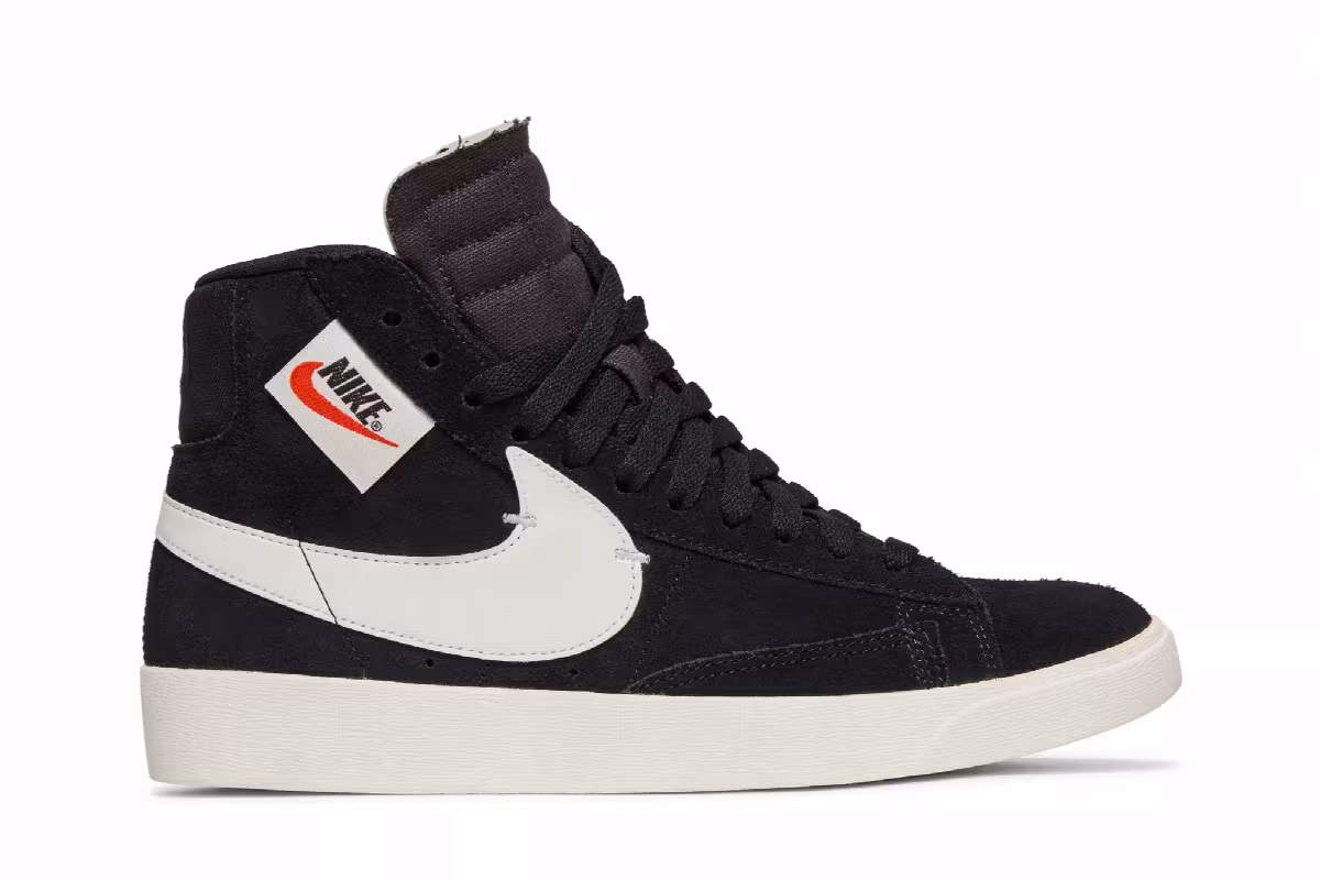 Nike Women's Blazer Mid Rebel XX Black, view 2
