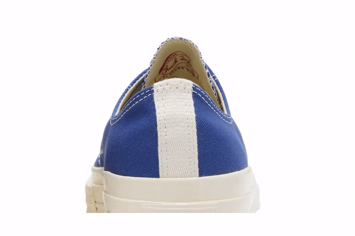Comme des Garçons PLAY x Converse Chuck 70 Low Blue Quartz 2023, view 8