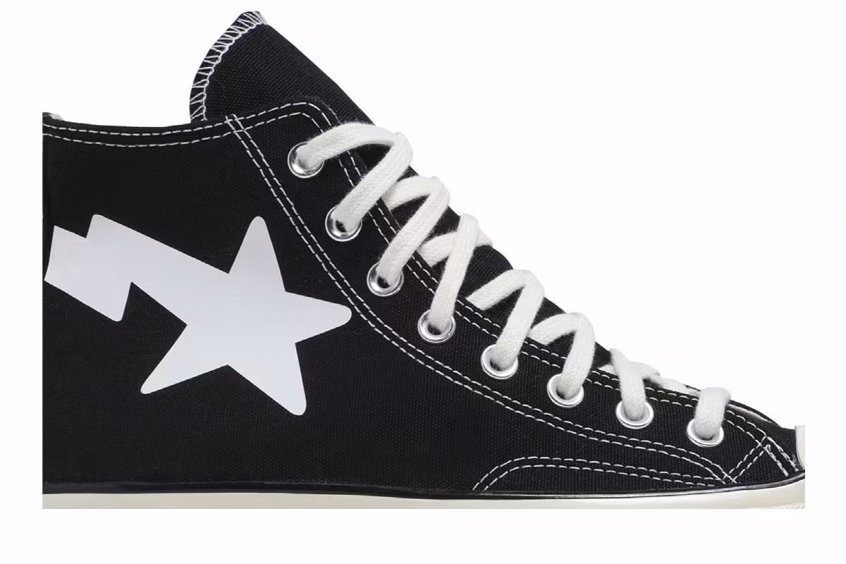 Chinatown Market x A Bathing Ape x Converse Chuck 70 High Black, view 3