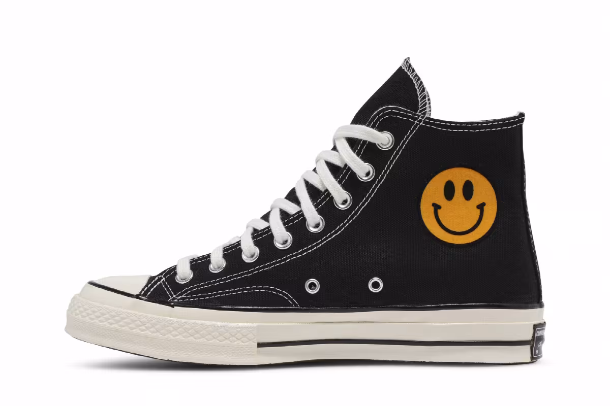Chinatown Market x A Bathing Ape x Converse Chuck 70 High Black, view 4