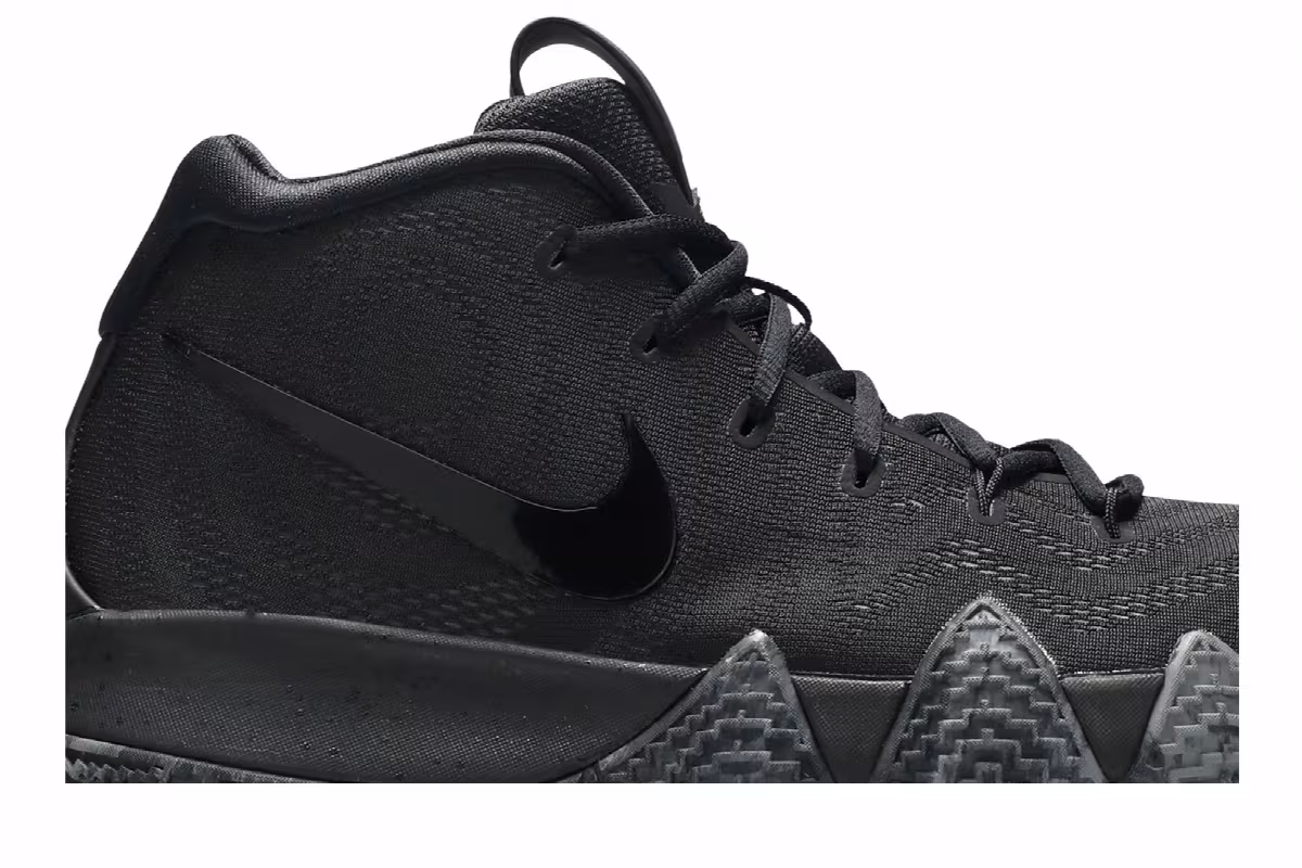 Nike Kyrie 4 Blackout, view 3