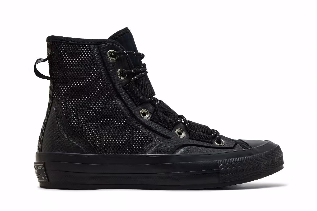 Converse Chuck 70 Tech Hiker High Triple Black, view 2