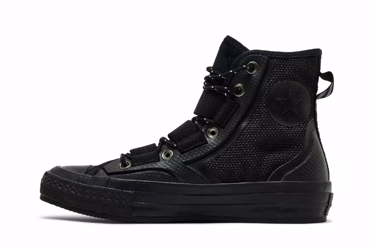 Converse Chuck 70 Tech Hiker High Triple Black, view 4