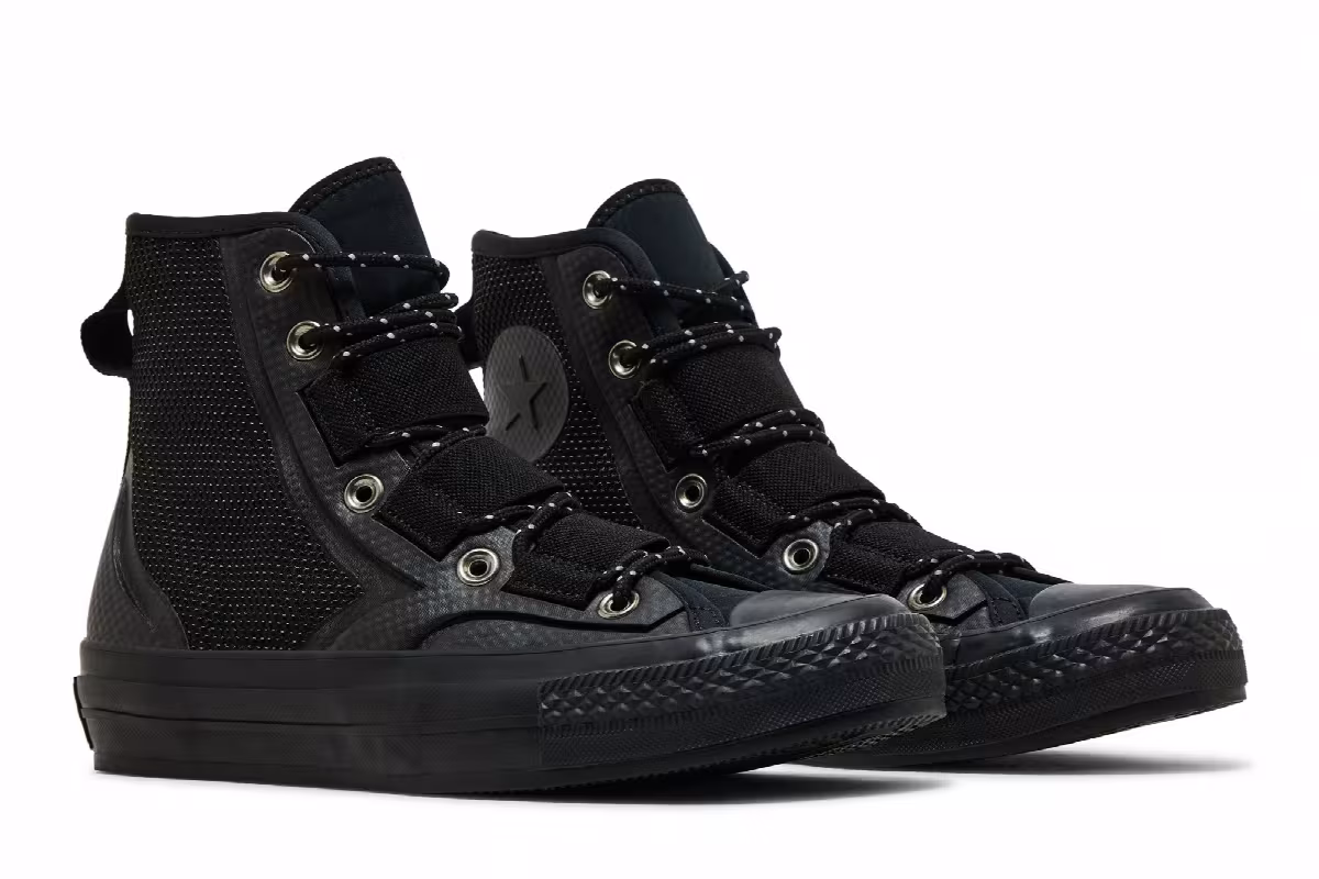 Converse Chuck 70 Tech Hiker High Triple Black, view 9