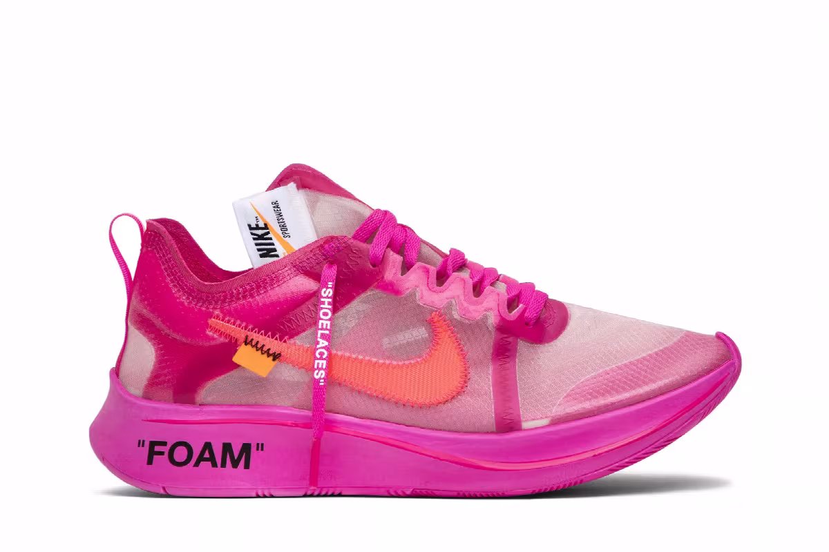 Off-White x Nike Zoom Fly SP Tulip Pink, view 2